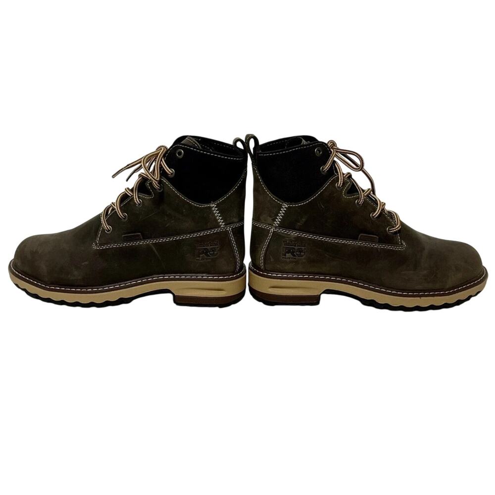 Timberland Pro Womens Hightower 6 Inch Alloy Safety Toe Brown Work Boots-Sz: 9